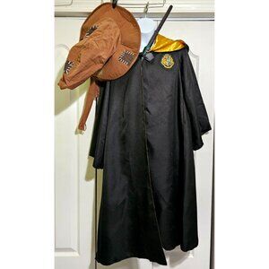 Harry Potter Hogwarts Kids Deluxe Costume Robe House Crests Hufflepuff Disguise